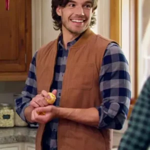 Finding Mr. Christmas Drake Kuyper Brown Vest