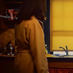 Ella McCay 2025 Emma Mackey Brown Coat