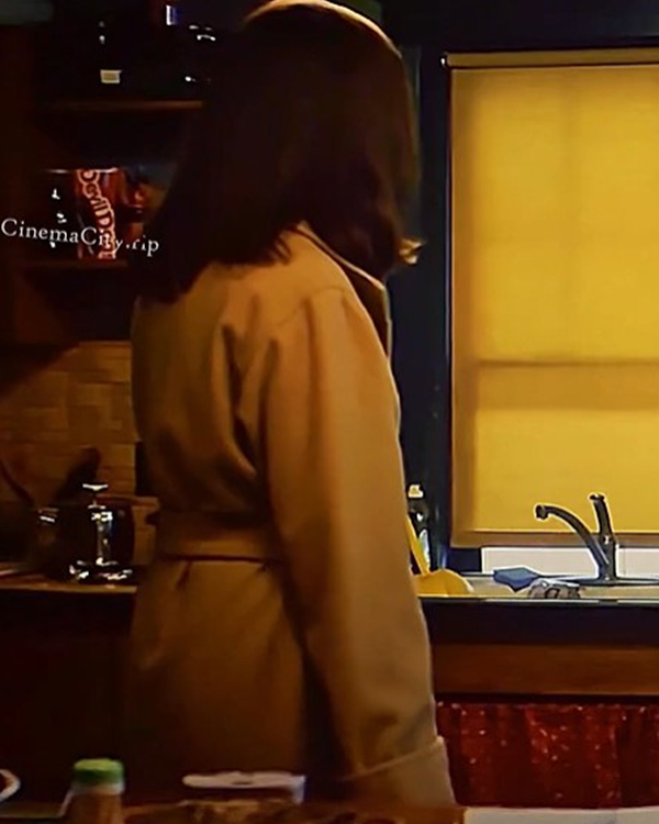 Ella McCay 2025 Emma Mackey Brown Coat Ella McCay 2025 Emma Mackey Brown Coat