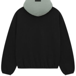 Stylish Black Essentials Spurs Pullover Hoodie