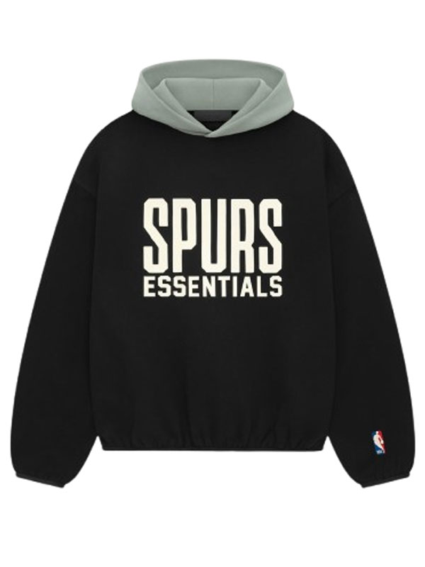 Stylish Black Essentials Spurs Pullover Hoodie Stylish Black Essentials Spurs Pullover Hoodie