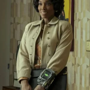 Fallout S02 Frances Turner Beige Trench Coat