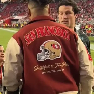 Fred Warner 49ers Varsity Bomber Jacket