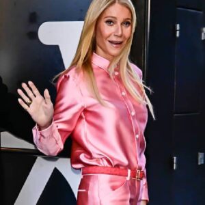Good Morning America Gwyneth Paltrow Pink Shirt