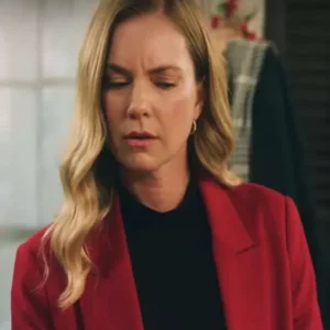 Cindy Busby There’s No Place Like Christmas Red Blazer