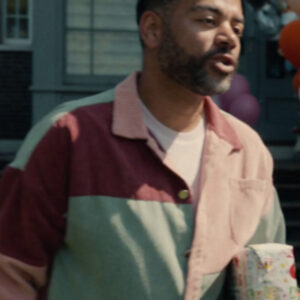 Little Disasters S01 Colorblock Patchwork Corduroy Shirt