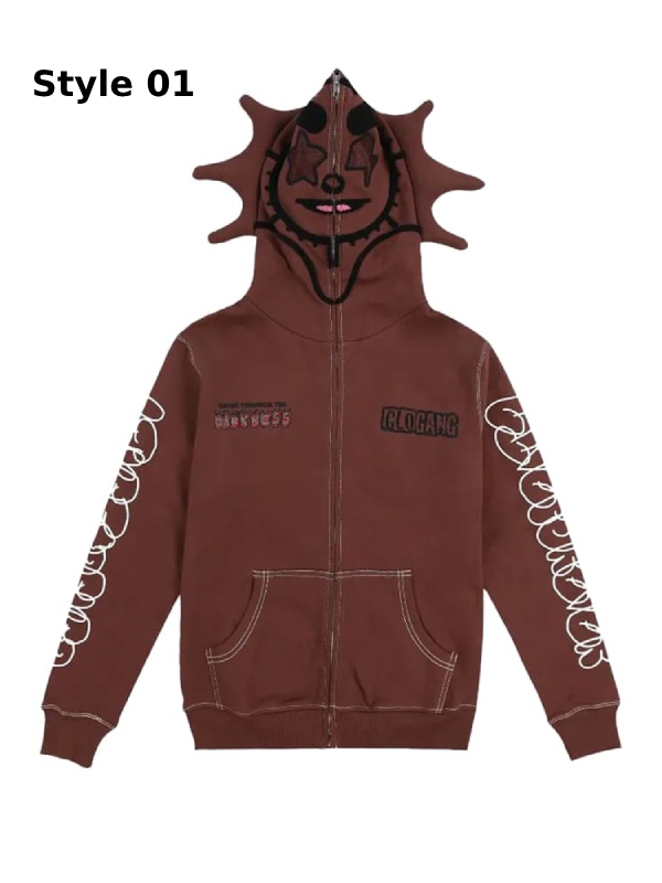 Glo Gang Full Zip Hoodie Glo Gang Full Zip Hoodie