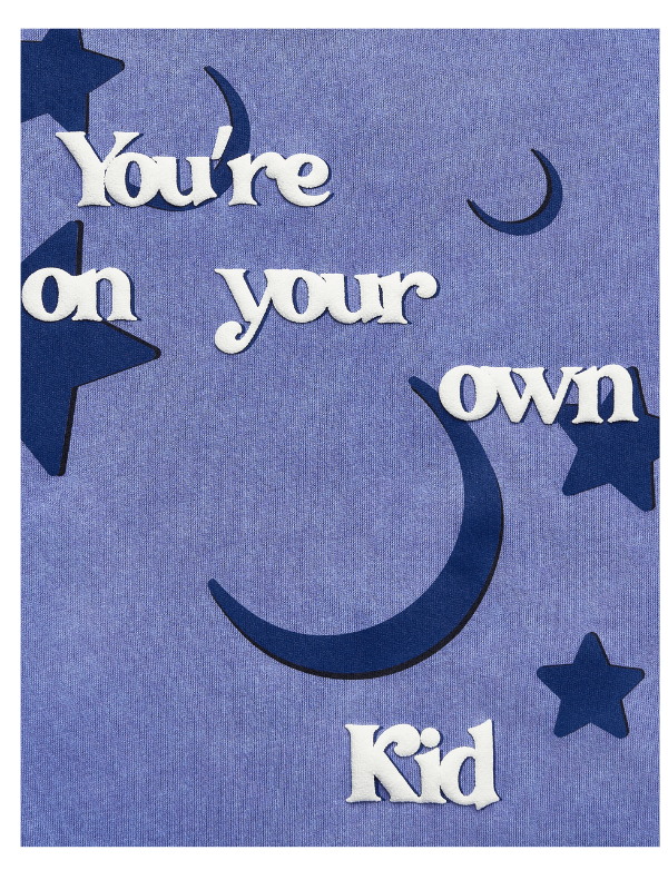 You’re On Your Own Kid Purple Crewneck Sweatshirt You’re On Your Own Kid Purple Crewneck Sweatshirt