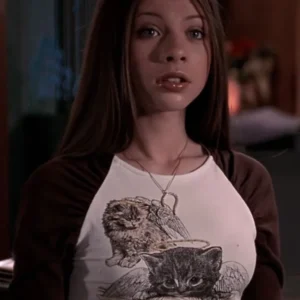 An­gel kit­ten shirt of Dawn Sum­mers