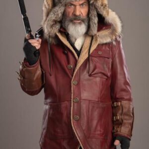Mel Gibson Fatman Parka Leather Jacket