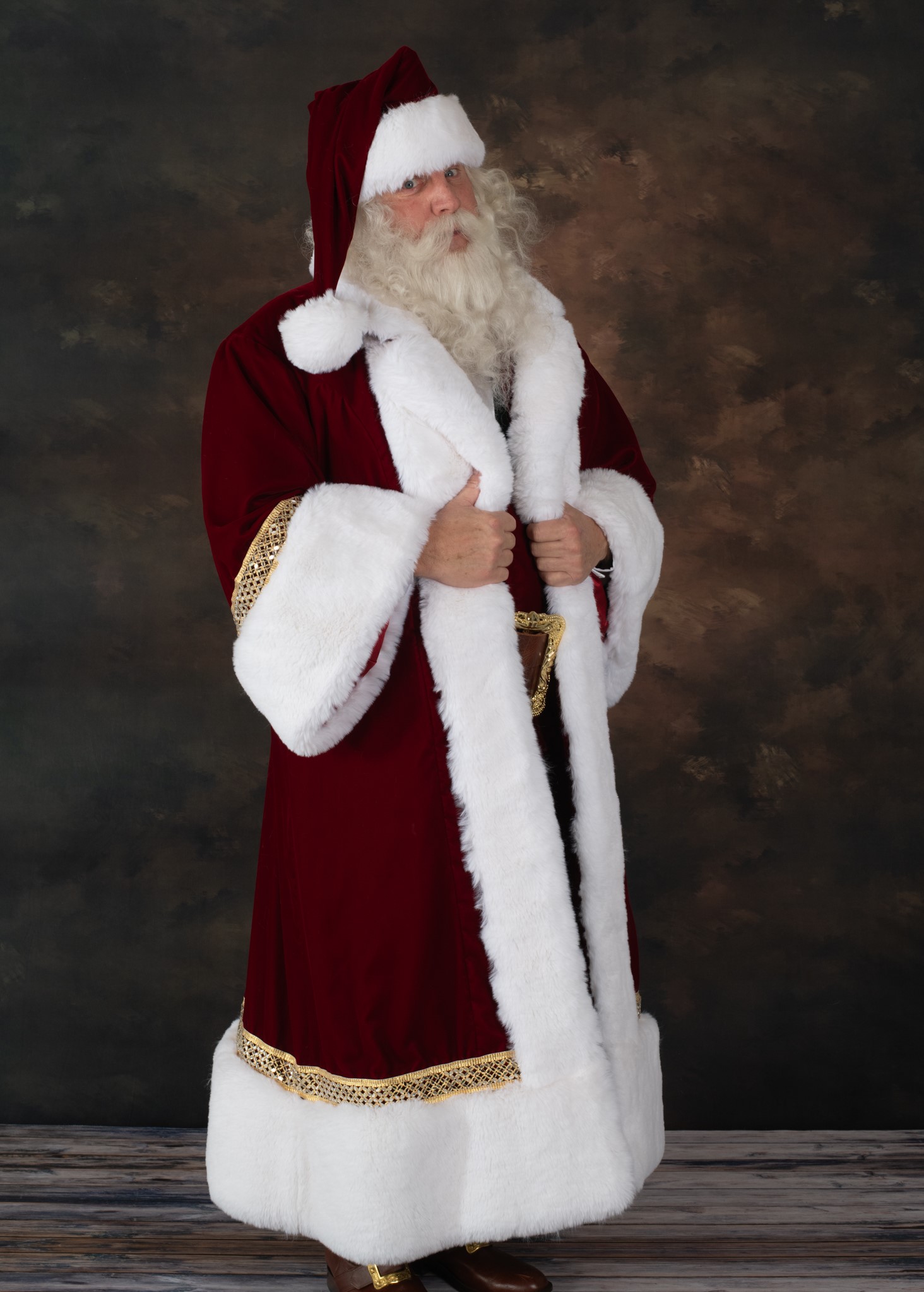 Keeping Up with the Clauses Santa Coat Keeping Up with the Clauses Santa Coat