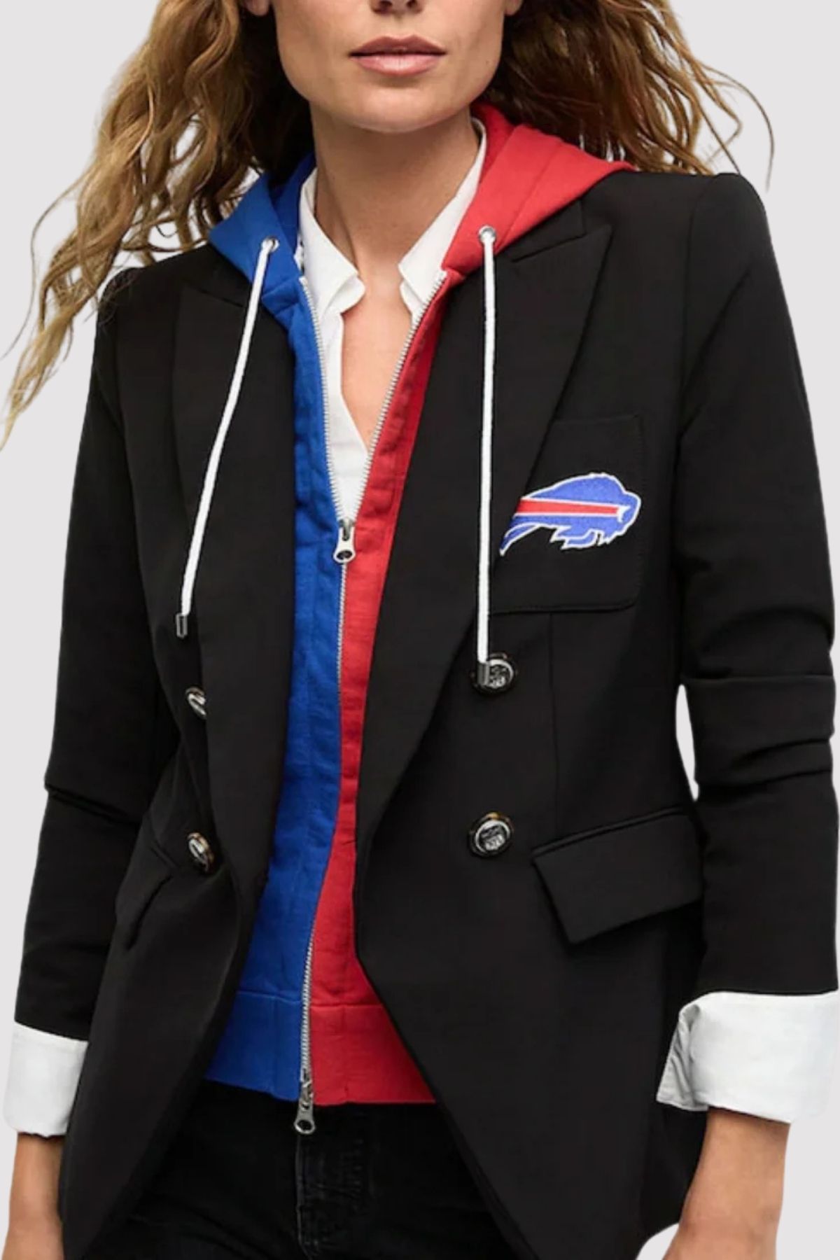 Veronica Beard x NFL Dickey Buffalo Bills Jacket Veronica Beard x NFL Dickey Buffalo Bills Jacket