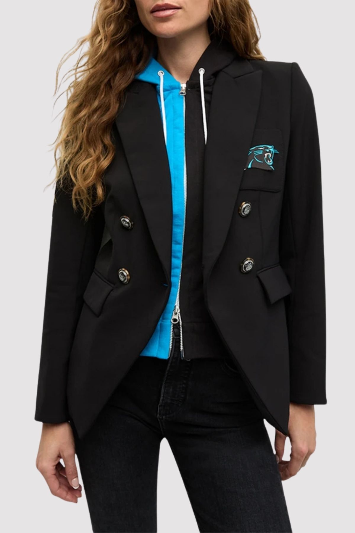 Veronica Beard x NFL Dickey Carolina Panthers Jacket Veronica Beard x NFL Dickey Carolina Panthers Jacket