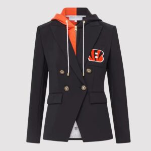 Veronica Beard x NFL Dickey Cincinnati Bengals Jacket