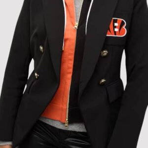 Veronica Beard x NFL Dickey Cincinnati Bengals Jacket