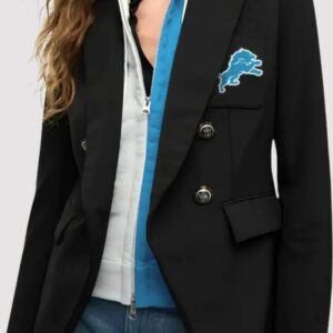 Veronica Beard x NFL Dickey Detroit Lions Jacket