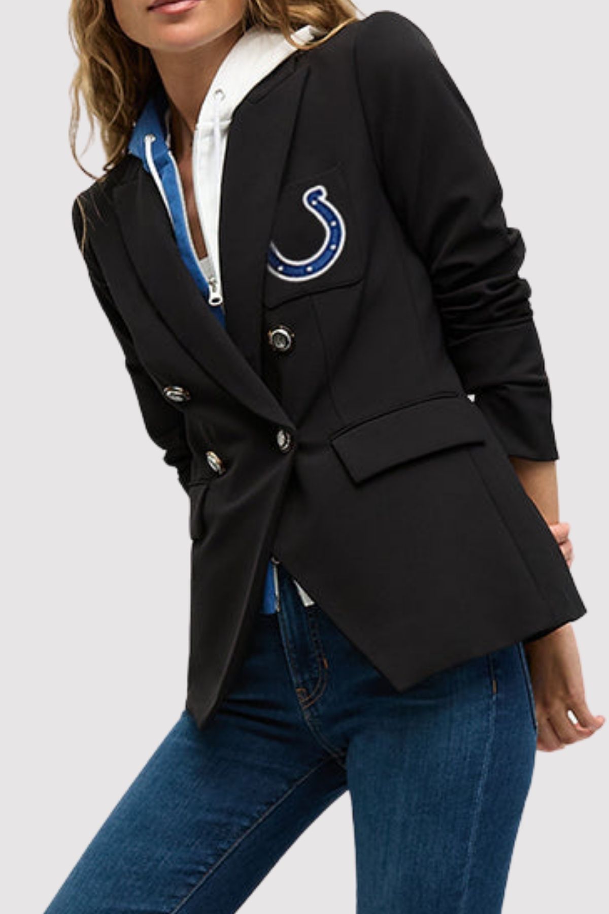 Veronica Beard x NFL Dickey Indianapolis Colts Jacket Veronica Beard x NFL Dickey Indianapolis Colts Jacket