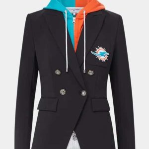 Veronica Beard x NFL Dickey Miami Dolphins Jacket