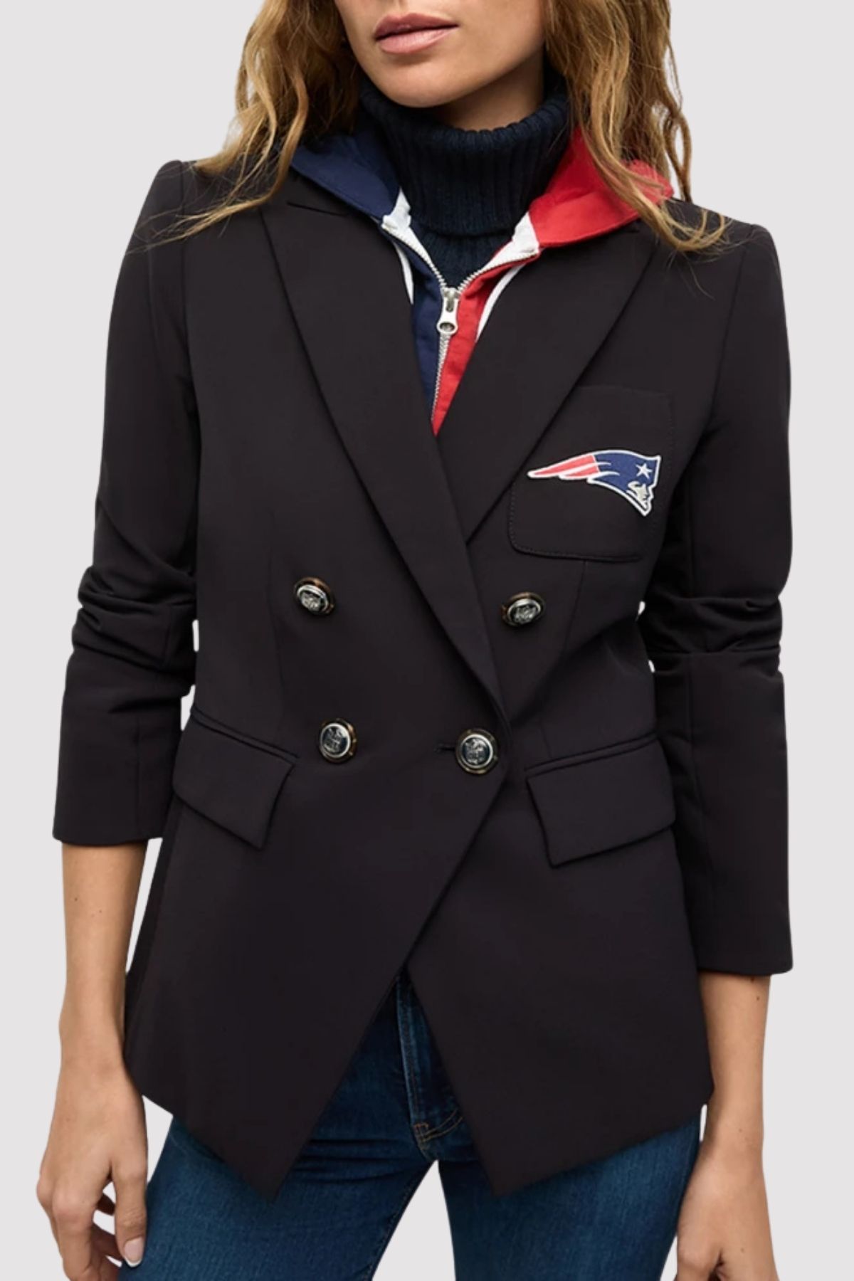 Veronica Beard x NFL Dickey New England Patriots Jacket Veronica Beard x NFL Dickey New England Patriots Jacket