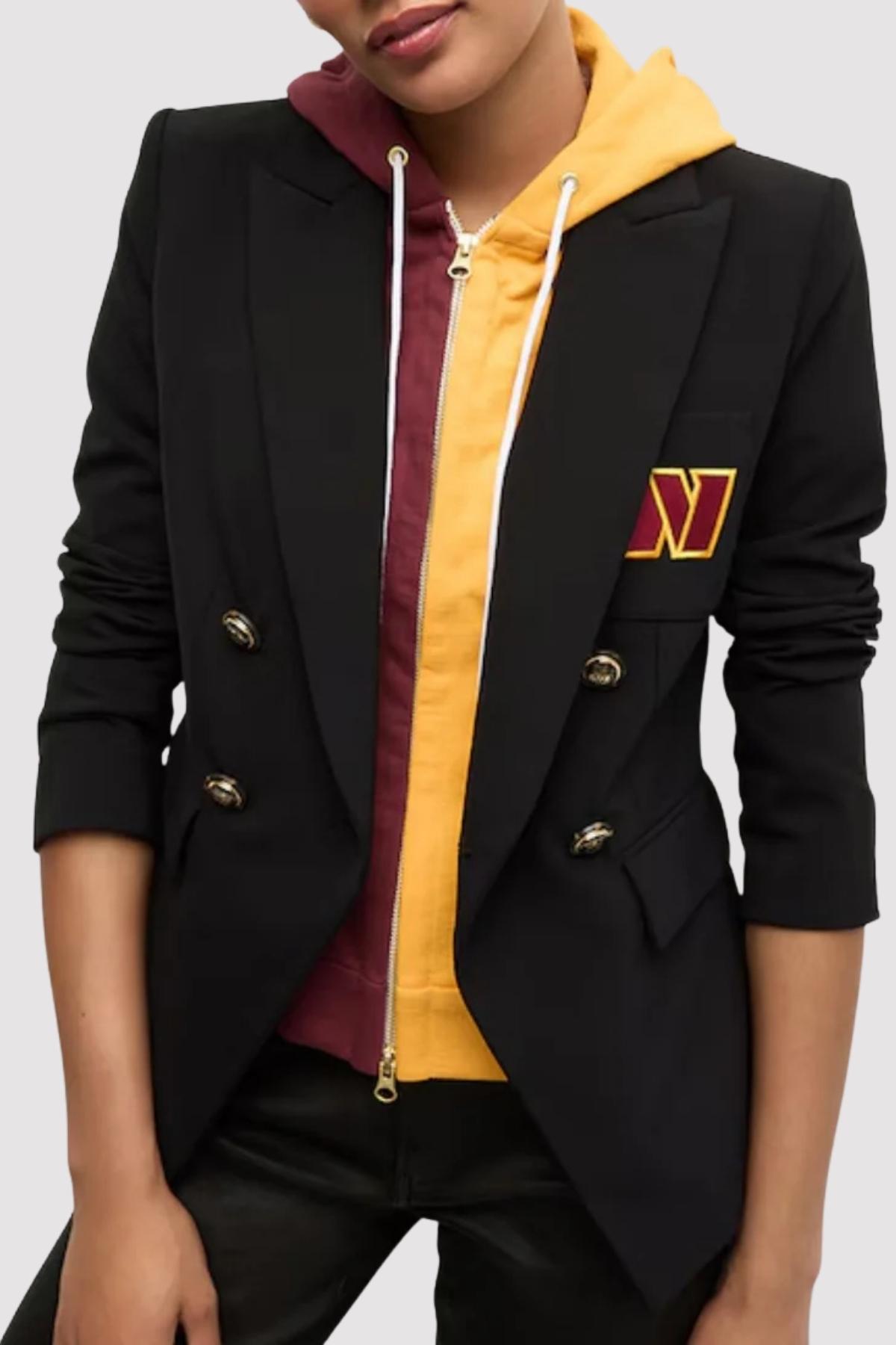 Veronica Beard x NFL Dickey Washington Commanders Jacket Veronica Beard x NFL Dickey Washington Commanders Jacket