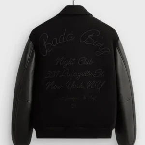 KITH x The Sopranos Black Varsity Jacket