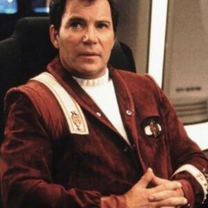 Star Trek V: The Final Frontier William Shatner Red Leather Jacket