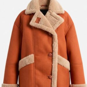 César Verneuil ICI TOUT COMMENCE Shearling Car Coat