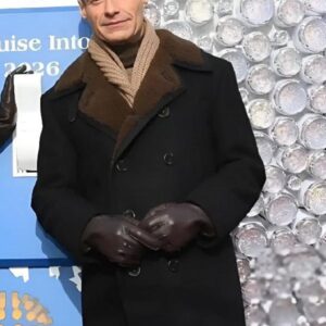 Eve With Ryan Seacrest 2026 Press Junket Peacoat