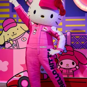 F1 Academy x Hello Kitty Pink Quilted JumpSuit