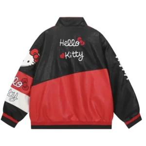 Hello Kitty 90s Baby Leather Jacket
