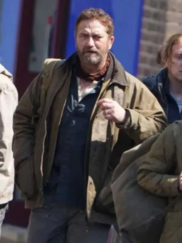 Greenland Migration Gerard Butler Brown Cotton Jacket Greenland Migration Gerard Butler Brown Cotton Jacket