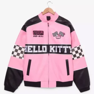 Kina Tavarozi Sanrio Hello Kitty Pink Racing Jacket