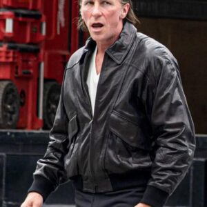 Madden Christian Bale Black Leather Jacket