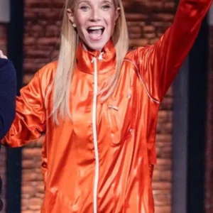 Gwyneth Paltrow Marty Supreme Orange Track Jacket