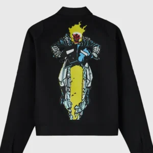 Marvel Ghost Rider Black Moto Jacket