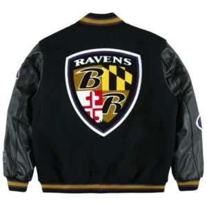 DeAndre Hopkins Baltimore Ravens Black Letterman Jacket