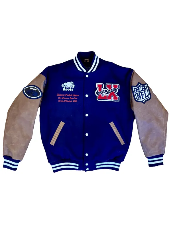 NFL Super Bowl LX Heritage Varsity Jacket NFL Super Bowl LX Heritage Varsity Jacket