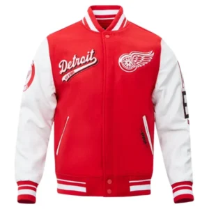 NHL Detroit Red Wings Wool Varsity Jacket
