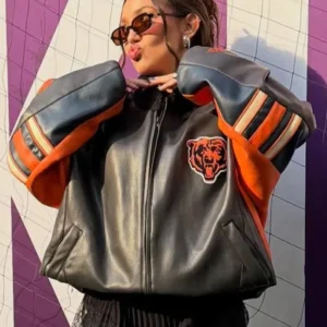 NFL Chicago Bears Alannah Davidson Leather Jacket