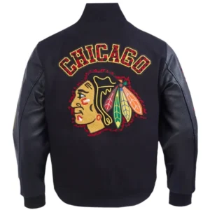 NHL Chicago Blackhawks Wool Varsity Jacket