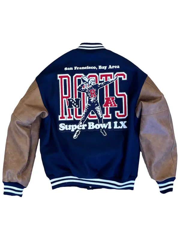 NFL Super Bowl LX Heritage Varsity Jacket NFL Super Bowl LX Heritage Varsity Jacket