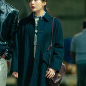 Typhoon Family Kim Min-ha Black Wool Coat