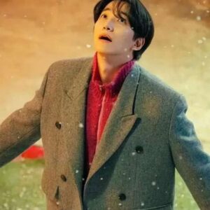 Typhoon Family Lee Jun-ho Grey Coat