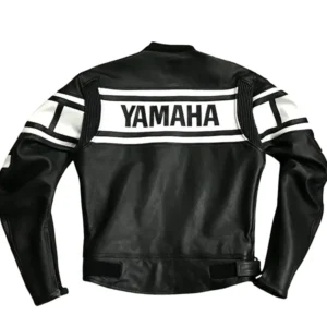 Yamaha Motorcycle Black Leather Jacket