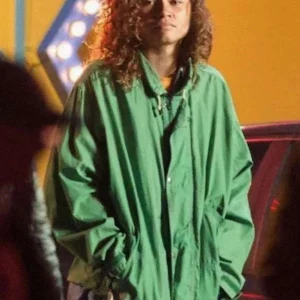 Euphoria S03 Zendaya Green Cotton Jacket