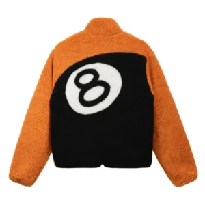 Stussy 8 Ball Fleece Sherpa Jacket